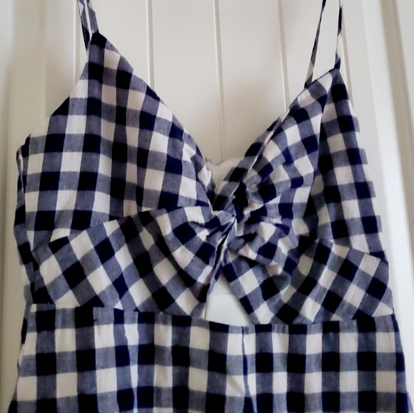 Wild Honey blue and white gingham mini dress - Picture 4 of 6
